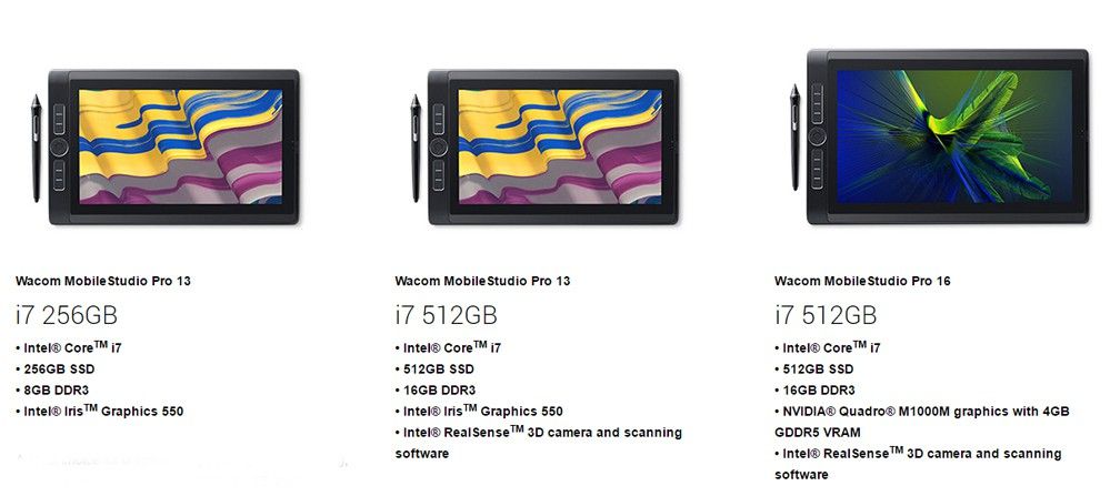 wacom mobilestudio bomber