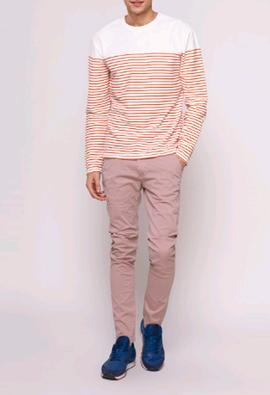 Штани springfield 36 р. нові, slim fit блідо-бузковий