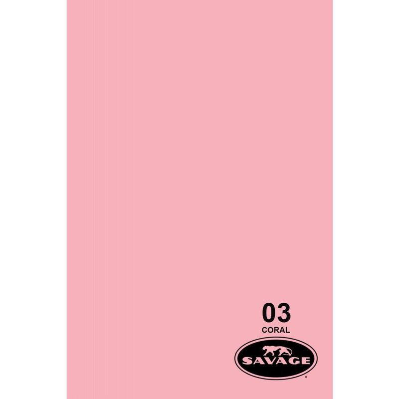 Фон Savage Widetone Coral 1.36x11м