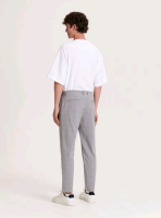 Штани чоловічі reserved carrot slim 5709l-90p light grey р.xl (36) 2