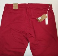 Чиносы reserved 34 slim fit червоний бургунді 7