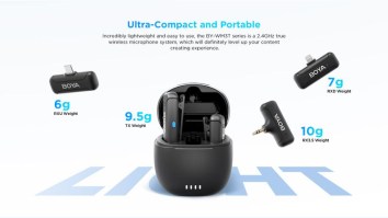 Микрофон Boya BY-WM3T-D2 charging case 8