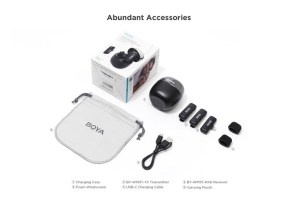 Микрофон Boya BY-WM3T-U2 charging case 11