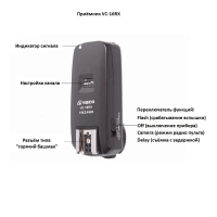 Радиосинхронизатор Visico VC-16 N1 Kit for Nikon 7