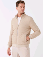 Куртка бомбер lcw vision w30343z8 - d2y xl beige melange