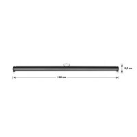 Фон ролет на стіну Visico RB-1820W Screen бiлий (1,8x2м) 2