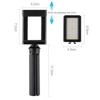 Штатив со светом для смартфона Puluz PU462B 2