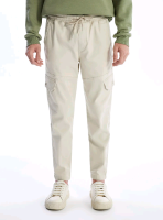 Джогери карго lc waikiki w46742z8-rke slim fit молочні р. 32
