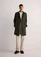 Тренч Reserved двобортний зелений 9564N-77X р.XL