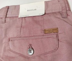 Штани zara regular eur 44/mex 34/usa 34.блідо рожеві. 4