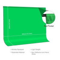 Фон студійний тканинний Puluz PU5214G green Chroma Key 3x2м 2
