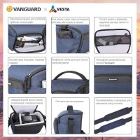 Сумка Vanguard Vesta Aspire 25 Gray 15
