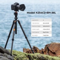 Штатив карбоновый  K&F Concept K254C2+BH-36L (KF09.123) 1