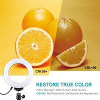Кольцевой свет со стойкой Puluz PU392 Ring Light 16см (14W) 6