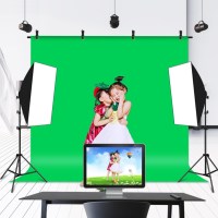 Фон із стійкою Puluz PU5205G Chroma key зелений (200x200см) 5