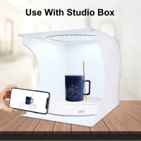 Поворотний стіл для предметної зйомки Puluz PU3049W white (30см) 5