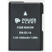Аккумулятор PowerPlant Nikon EN-EL14 Chip (D3100, D3200, D5100)