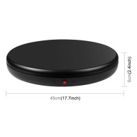 Поворотний стіл для предметної зйомки Puluz PU3145EU black (45см) 1