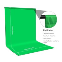 Фон студійний тканинний Puluz PU5215G green Chroma Key 1x1.5м 1