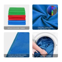Фон студійний тканинний Puluz PU5215L blue Chroma Key 1x1.5м 2