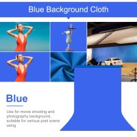 Фон студійний тканинний Puluz PU5209L blue Chroma Key 1х2м 2