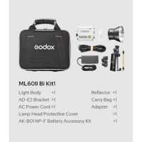 Постійне LED світло Godox ML60IIBi Kit1 15