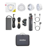 Постійне LED світло Godox ML100R RGBПостійне LED світло Godox ML100R RGB Kit3 (+BG02) 2
