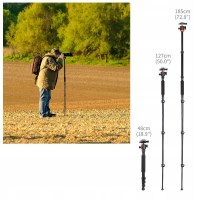 Штатив K&F Concept K254A3+BH-28L (KF09.089V1) 2