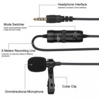 Петличный микрофон Puluz PU427 6м (3.5mm) 1