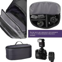 Рюкзак для фотоаппарата Sumdex PON-395GY 6