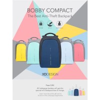 Рюкзак для ноутбука XD Design Bobby compact anti-theft 14'' mint green 14