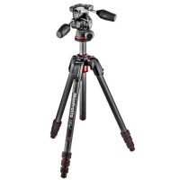 Штатив Manfrotto 190 GO! CF 4 SEC BK KIT 3W (MK190GOC4TB-3W)