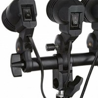 Держатель трёх вспышек и зонта Visico LH-002 7