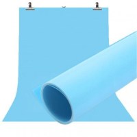 Фон для зйомки Visico PVC-7013 Blue (70x130см) 1